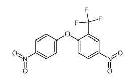 2-trifluoromethyl-4,4'-dinitrodiphenyl ether结构式