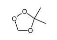 3,3-dimethyl-1,2,4-trioxolane Structure