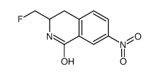 3-(FLUOROMETHYL)-3,4-DIHYDRO-7-NITROISOQUINOLIN-1(2H)-ONE structure