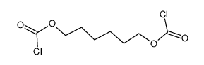 hexamethylene bis(chloroformate) Structure