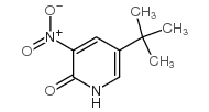 3-Nitro-5-tert-butyl-1H-pyridin-2-one结构式