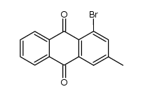 1-bromo-3-methyl-9,10-anthraquinone Structure