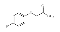 (4-fluorophenylthio)acetone structure