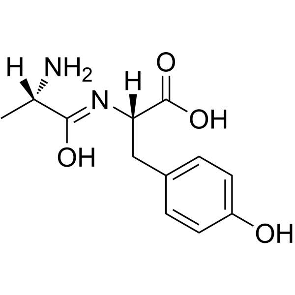 H-Ala-Tyr-OH Structure