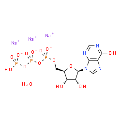 INOSINE 5'-TRIPHOSPHATE, TRISODIUM SALT HYDRATE Structure