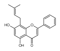 8-Prenylchrysin Structure