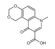 7,10-dihydro-7-methyl-10-oxo-1H-[1,3]dioxino[5,4-f]quinoline-9-carboxylic acid structure