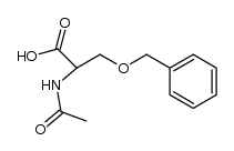 N-acetyl-O-benzyl-DL-serine Structure