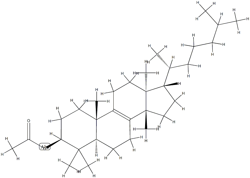 (13α,14β,17α)-5α-Lanost-8-en-3β-ol acetate picture