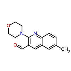 6-Methyl-2-(4-morpholinyl)-3-quinolinecarbaldehyde picture