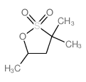 3,3,5-Trimethyl-1,2-oxathiolane 2,2-dioxide结构式