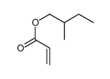 2-Methylbutyl acrylate Structure