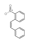 1-nitro-2-(2-phenylethenyl)benzene structure