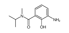 3-amino-2-hydroxy-N-methyl-N-propan-2-ylbenzamide结构式