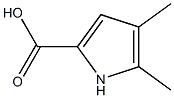 4,5-二甲基-1H-吡咯-2-羧酸结构式