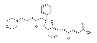 2-Morpholinoethyl=2-phenyl-1,3-benzodioxole-2-acetate结构式