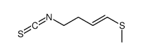 4-(METHYLTHIO)-3-BUTENYLISOTHIOCYANATE Structure