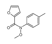 N-methoxy-N-(4-methylphenyl)furan-2-carboxamide Structure