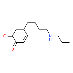 3,5-Cyclohexadiene-1,2-dione, 4-[4-(propylamino)butyl]- (9CI) structure