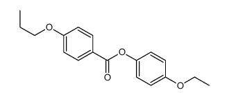 (4-ethoxyphenyl) 4-propoxybenzoate Structure