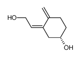 ((1Z),(5S))-2-(5-hydroxy-2-methylcyclohexylidene)-ethanol Structure