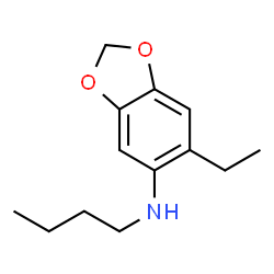 1,3-Benzodioxol-5-amine,N-butyl-6-ethyl-(9CI) structure