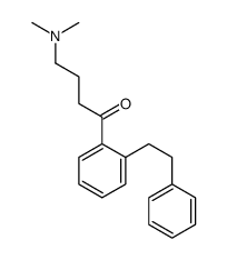 4-DIMETHYLAMINO-1-(2-PHENETHYL-PHENYL)-BUTAN-1-ONE Structure