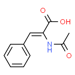 (Z)-2-ACETAMIDO-3-PHENYLACRYLIC ACID structure