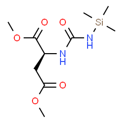 2-[[[(Trimethylsilyl)amino]carbonyl]amino]butanedioic acid dimethyl ester picture