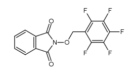 N-(2,3,4,5,6-pentafluoro-benzyloxy)-phthalimide结构式