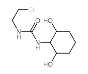 1-(2-chloroethyl)-3-(2,6-dihydroxycyclohexyl)urea structure