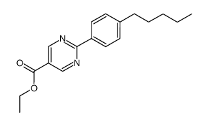 2-(4-pentyl-phenyl)-pyrimidine-5-carboxylic acid ethyl ester Structure