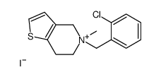 N-Methyl Ticlopidine Iodide结构式