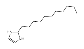 2-undecyl-2,3-dihydro-1H-imidazole结构式