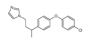 1-[3-[4-(4-chlorophenoxy)phenyl]butyl]imidazole Structure