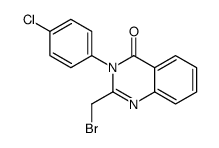 2-(bromomethyl)-3-(4-chlorophenyl)quinazolin-4-one Structure