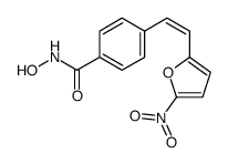 N-hydroxy-4-[2-(5-nitrofuran-2-yl)ethenyl]benzamide结构式