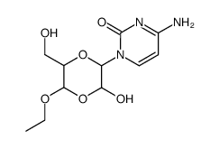 4-amino-1-(5-ethoxy-3-hydroxy-6-hydroxymethyl-[1,4]dioxan-2-yl)-1H-pyrimidin-2-one Structure