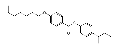 (4-butan-2-ylphenyl) 4-heptoxybenzoate Structure