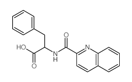 3-phenyl-2-(quinoline-2-carbonylamino)propanoic acid结构式