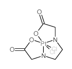 carboxymethyl-[2-(carboxymethylazanidyl)ethyl]azanide; dichloroplatinum Structure