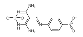 (4E)-1-hydroxy-3-imino-4-[(4-nitrophenyl)hydrazinylidene]-1-oxo-1$l^{6}-thia-2,6-diazacyclohexa-1,5-dien-5-amine结构式