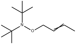 N-(2-Butenyloxy)-N-tert-butyl-2-methyl-2-propanamine structure