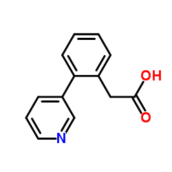 2-(3'-吡啶基L)苯乙酸结构式