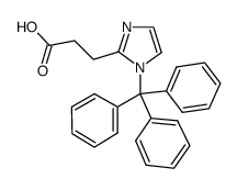 1-N-三苯甲游基咪唑-2-丙酸结构式