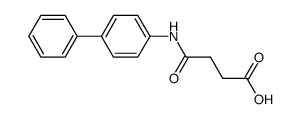 N-biphenyl-4-yl-succinamic acid结构式