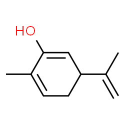 1,5-Cyclohexadien-1-ol, 6-methyl-3-(1-methylethenyl)- (9CI) Structure