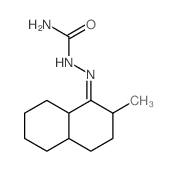 Hydrazinecarboxamide,2-(octahydro-2-methyl-1(2H)-naphthalenylidene)-结构式