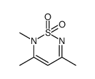 2,3,5-trimethyl-1,2,6-thiadiazine 1,1-dioxide Structure