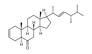 (22E,24S)-5α-ergost-2,22-dien-6-one Structure